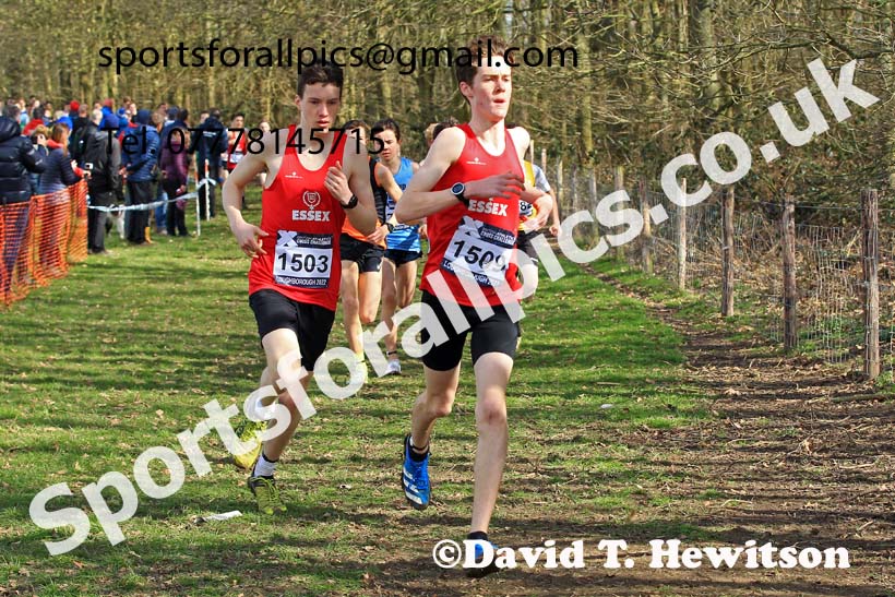 Boys Under-15s 2022 CAU Inter Counties Cross Country, Prestwold Hall, Loughborough.  Photo: David T. Hewitson/Sports for All Pics